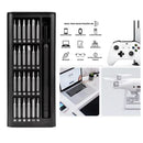Kit Jogo Ferramenta Chave Magnética Precisão 24 Peças + Caneta de liga de alumínio com Caixa Organizadora Preta